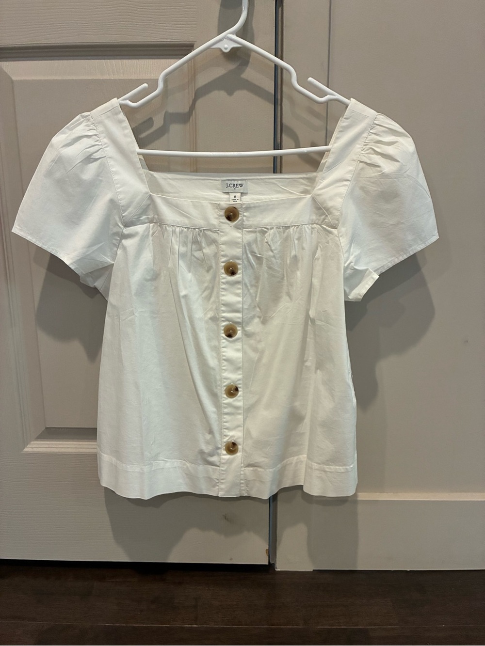 J Crew white shirt size small
